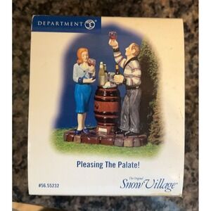 Vintage Department 56 Original Snow Village "Pleasing the Palate!" item 56.55232